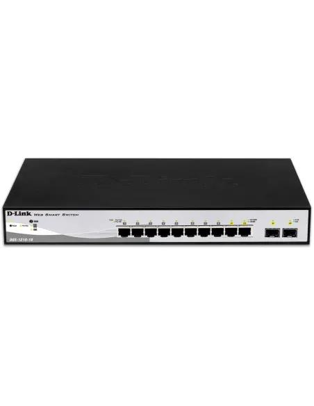 D-Link DGS-1210-10/E Smart+ Switch Gestionado 8 Puertos Ethernet + 2 Puertos SFP