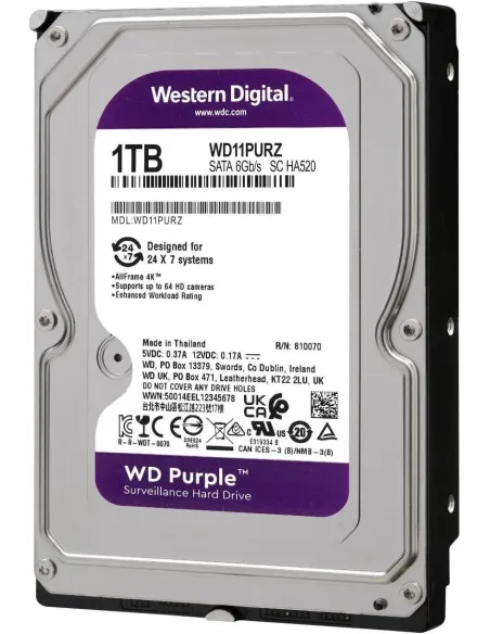 Western Digital WD10PURZ 1TB 3.5" SATA3