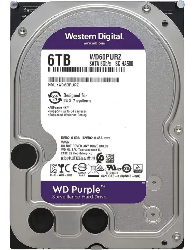 Western Digital WD64PURZ 6TB 3.5" SATA3