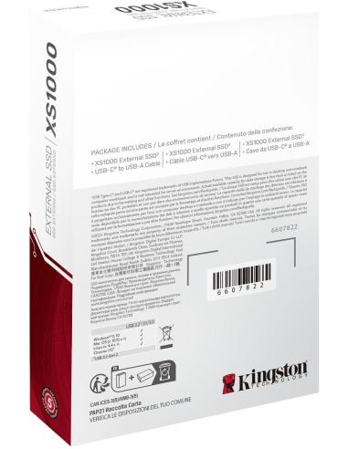 Kingston XS1000 2TB SSD Externo USB-C 3.2