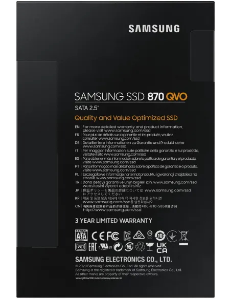 Samsung 870 QVO SSD 2.5" 2TB SATA3