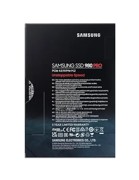Samsung 980 Pro SSD 2TB PCIe 4.0 NVMe M.2
