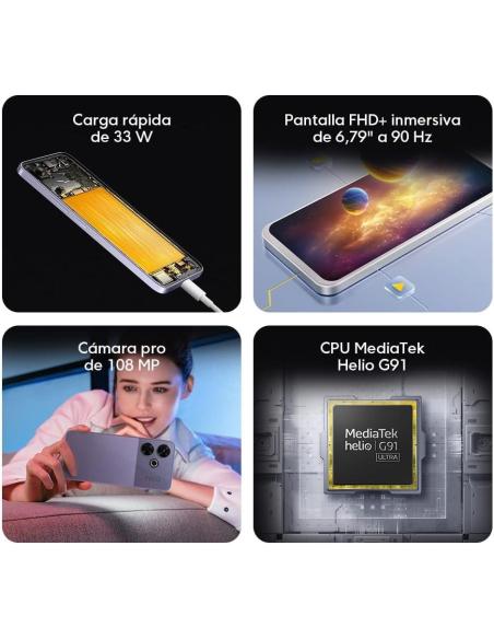 Xiaomi POCO M6 6/128GB Plata