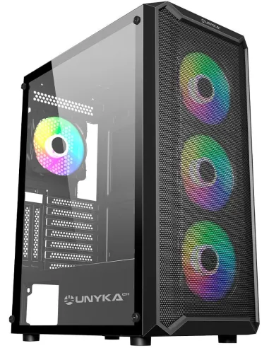 Unykach Armor 3GEN ARGB ATX Cristal Templado USB-C 3.1 Negra