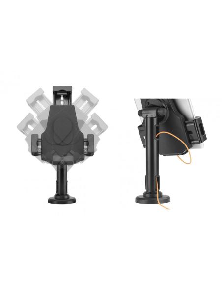 Aisens MS1P02-111 Soporte Profesional Antirobo de Sobremesa/Pared Ajustable para Tablet Negro