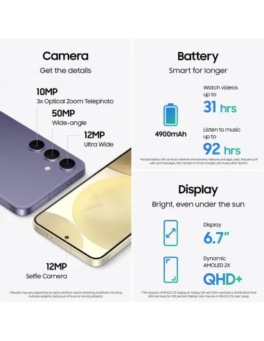 Samsung Galaxy S24 Plus 12/256GB Amarillo Versión Importada EU