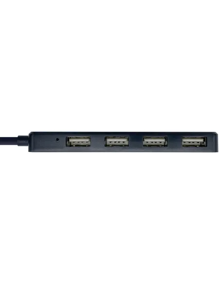 Aisens A104-0402 HUB USB-A a USB-A 4 Puertos 30 cm Negro
