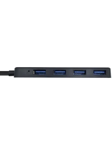 Aisens A106-0399 HUB USB-A 3.0 a USB-A 3.0 4 Puertos 30 cm Negro