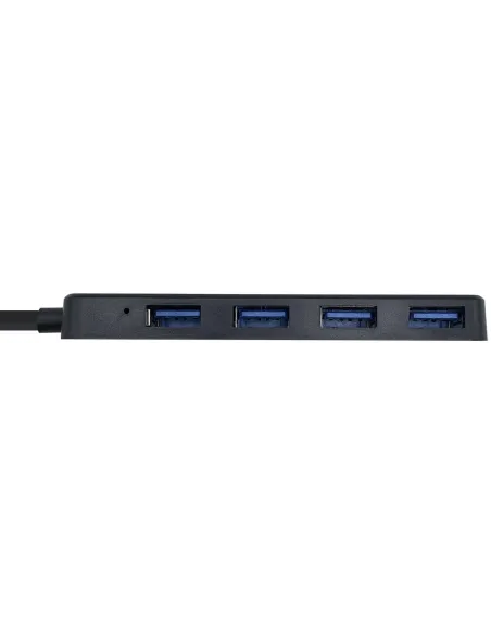 Aisens A106-0399 HUB USB-A 3.0 a USB-A 3.0 4 Puertos 30 cm Negro