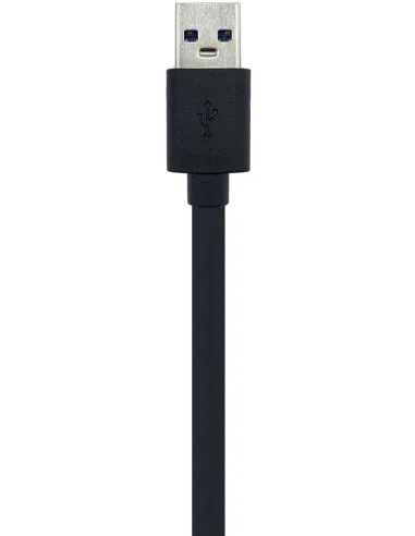 Aisens A106-0399 HUB USB-A 3.0 a USB-A 3.0 4 Puertos 30 cm Negro