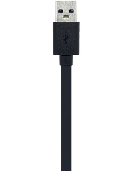 Aisens A106-0399 HUB USB-A 3.0 a USB-A 3.0 4 Puertos 30 cm Negro