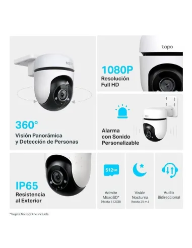 TP-Link Tapo C500 Cámara de Seguridad IP Exterior 360º FullHD