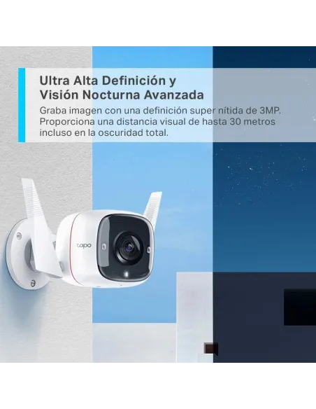 TP-Link Tapo 310 Cámara de Seguridad IP Exterior Blanca