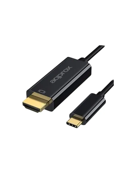 Approx APPC52 Adaptador de Imagen USB-C a HDMI 4K 12 cm Negro
