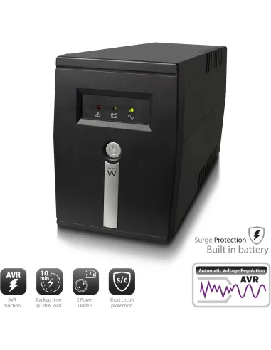 Ewent EW3946 UPS 600VA Line Interactive