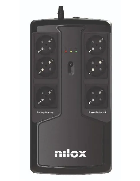 Nilox Office Premium Line Interactive 850 SAI Línea Interactiva 850VA 595W