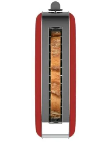 Taurus Vintage Single Red Tostadora Ranura Larga 850W
