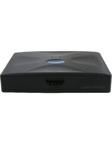 Approx APPKVHDMI2P Conmutador KVM HDMI/USB 4 Puertos Negro