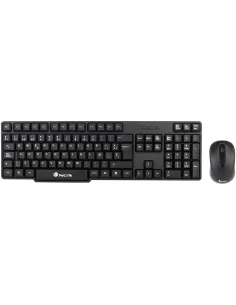 NGS EUPHORIAKIT Kit de Ratón y Teclado Inalámbricos Negro-TECL57886