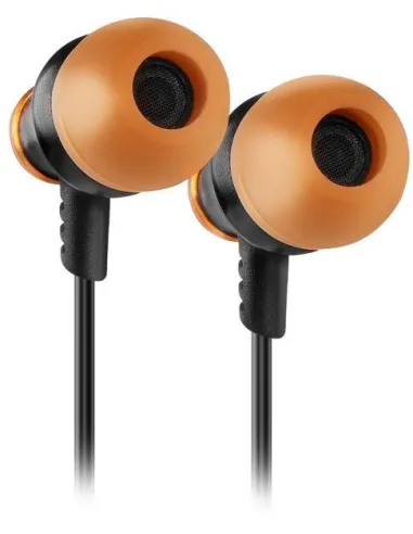 Krom Kinear Auriculares Gaming Intrauditivos Negro/Naranja