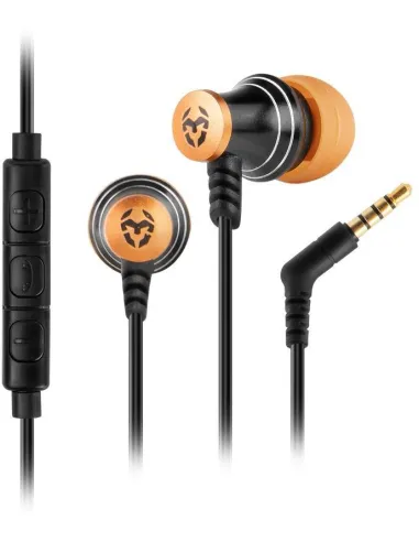 Krom Kinear Auriculares Gaming Intrauditivos Negro/Naranja
