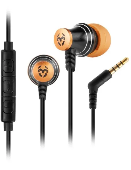 Krom Kinear Auriculares Gaming Intrauditivos Negro/Naranja