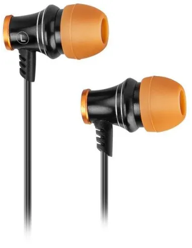 Krom Kinear Auriculares Gaming Intrauditivos Negro/Naranja