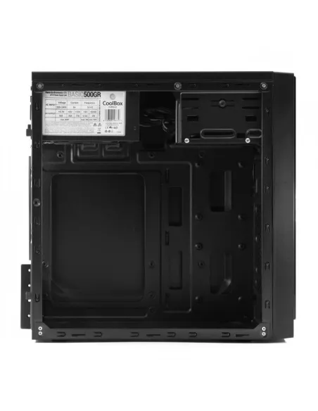 CoolBox M500 Micro ATX USB 3.0 Negra + Fuente Alimentación 300W