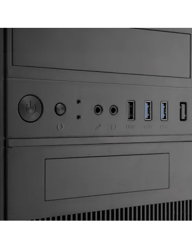 CoolBox M580 Micro Torre Negro + Fuente Alimentación 500 W