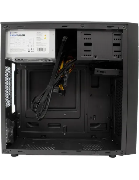 CoolBox M580 Micro Torre Negro + Fuente Alimentación 500 W