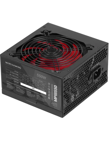 Mars Gaming MPIII550 550W 80 Plus Bronze