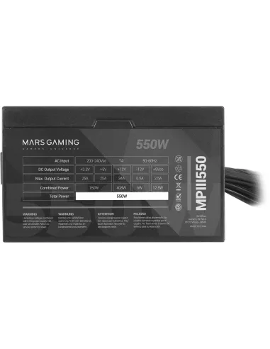 Mars Gaming MPIII550 550W 80 Plus Bronze