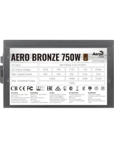 Aerocool Aero Bronze 750W 80 Plus Bronze
