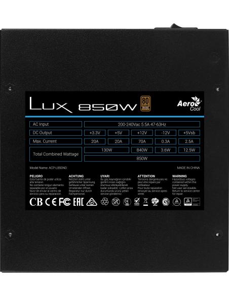 Aerocool Lux 850W 80 Plus Bronze