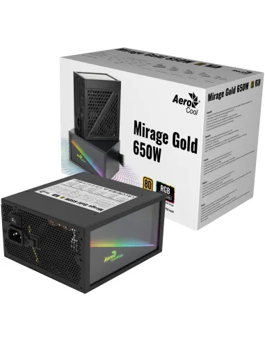 Aerocool Mirage Gold RGB 650W 80 Plus Gold