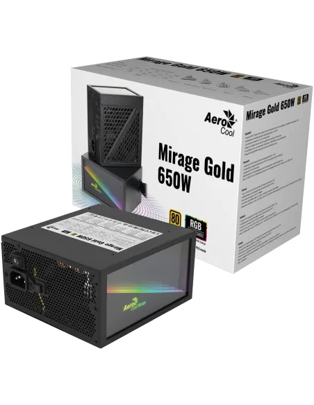 Aerocool Mirage Gold RGB 650W 80 Plus Gold