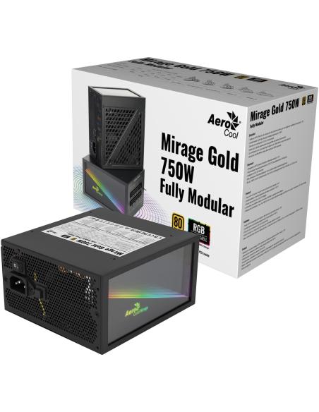 Aerocool Mirage Gold RGB 750W 80 Plus Gold Modular
