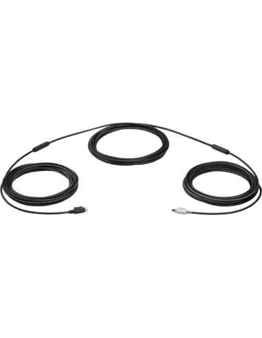 Logitech 939-001490 Cable Extensor 15m Negro