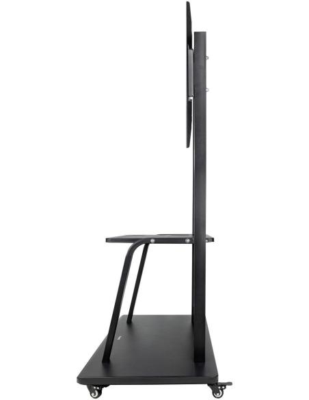 TooQ Coloso FS20101M-B Soporte de Suelo Ajustable con Ruedas 37"-100" Máx. 150 Kg Negro