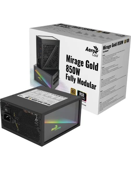 Aerocool Mirage Gold RGB 850W 80 Plus Gold Modular