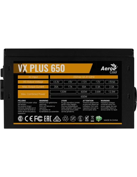 Aerocool VX PLUS 650W