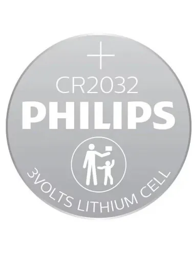 Philips CR2032 Pila Boton Litio 3v 5 Unidades