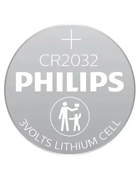 Philips CR2032 Pila Boton Litio 3v 5 Unidades