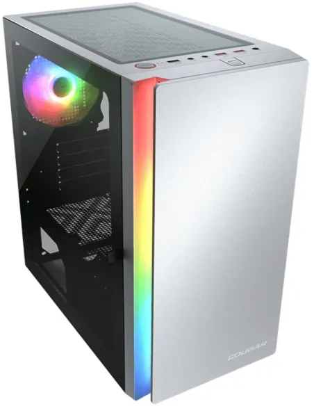 Cougar Purity RGB Mini-Torre Cristal Templado Blanca