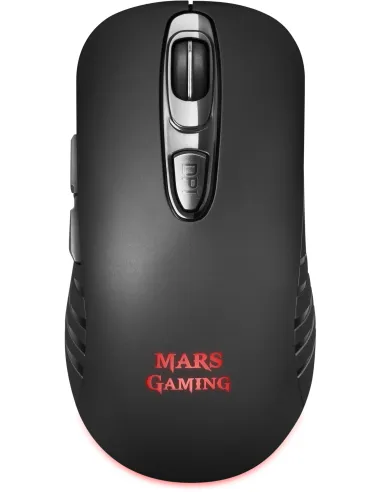 Mars Gaming MMW2 Ratón Gaming Inalámbrico RGB 3200 DPI Negro