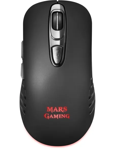 Mars Gaming MMW2 Ratón Gaming Inalámbrico RGB 3200 DPI Negro