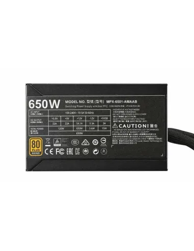 Cooler Master MasterWatt 650 650W 80 Plus Bronze