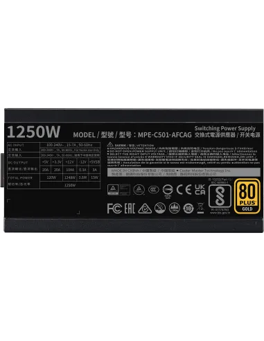 Cooler Master MWE Gold 1250W 80 Plus Gold