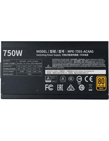 Cooler Master MWE Gold 750 V2 750W 80 Plus Gold