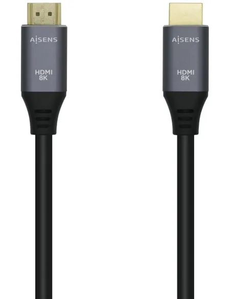 Aisens A150-0427 Cable HDMI V2.1 Macho/Macho 1.5m Gris/Negro